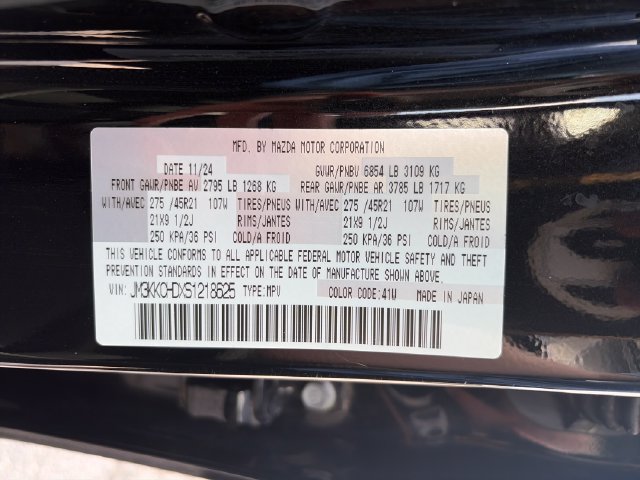 Used 2025 MAZDA CX-90 3.3 Turbo w/ Premium Sport Pkg AWD/4WD image 29