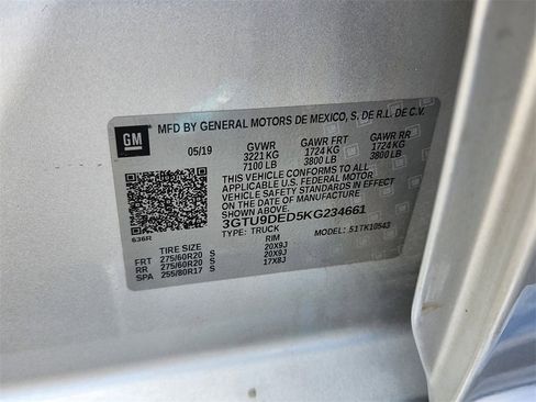 Used 2019 GMC Sierra 1500 SLT w/ SLT Premium Plus Package image 33