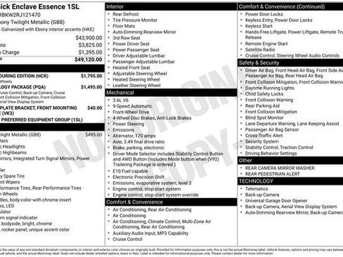 Used 2024 Buick Enclave Essence w/ Sport Touring Edition FWD image 7