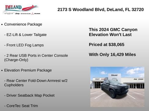 Used 2024 GMC Canyon Elevation w/ Elevation Premium Package AWD/4WD image 4