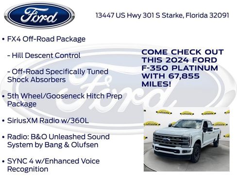 Certified 2024 Ford F350 Platinum AWD/4WD image 22