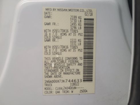 Used 2018 Nissan Frontier SV image 33