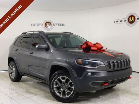 Used 2021 Jeep Cherokee Trailhawk w/ Sun, Sound & Nav Group AWD/4WD image 1