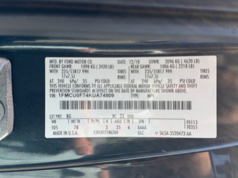 Used 2019 Ford Escape S FWD image 32
