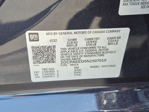 Used 2022 Chevrolet Silverado 1500 LTZ w/ Technology Package RWD image 34
