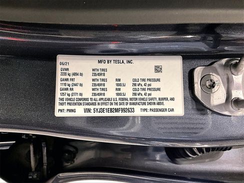 Used 2021 Tesla Model 3 Long Range image 34