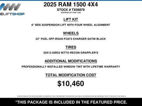 Used 2025 RAM 1500 Laramie w/ Sport Appearance Package AWD/4WD image 2