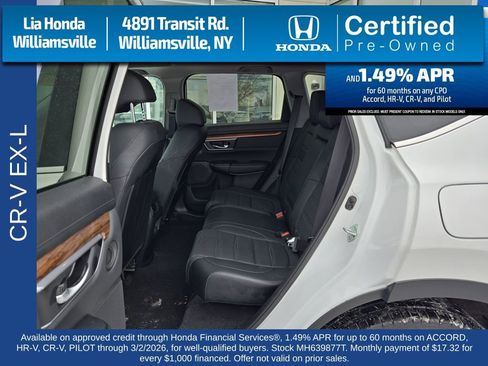 Certified 2021 Honda CR-V EX-L image 24