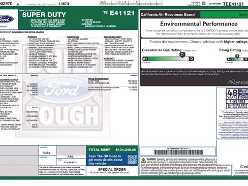 Used 2026 Ford F250 Platinum w/ Platinum Plus Package AWD/4WD image 30