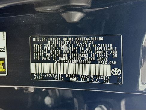 Used 2022 Toyota Corolla L image 12