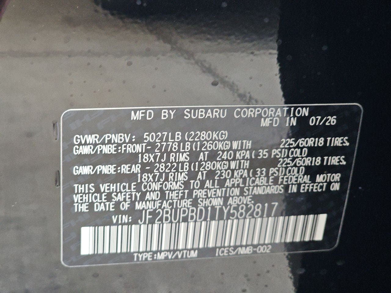 New 2026 Subaru Outback Premium AWD/4WD image 38