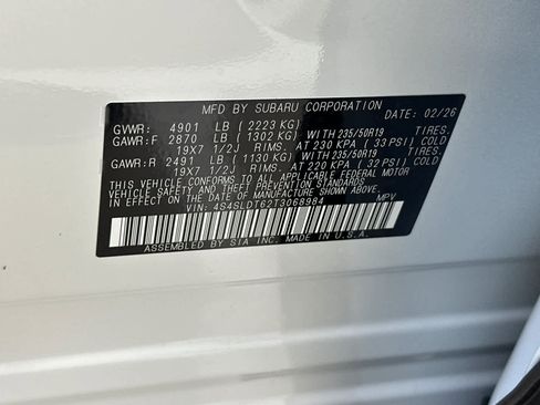 New 2026 Subaru Forester Touring image 35