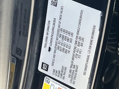 Used 2024 Chevrolet Tahoe Z71 w/ Z71 Off-Road Package image 58