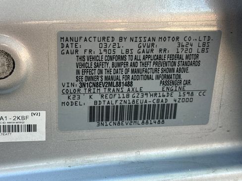 Used 2021 Nissan Versa SV FWD image 55