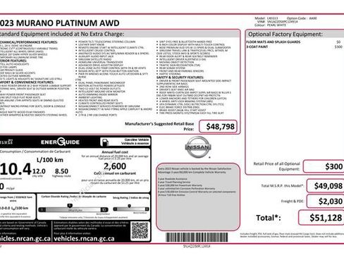Used 2023 Nissan Murano Platinum image 7