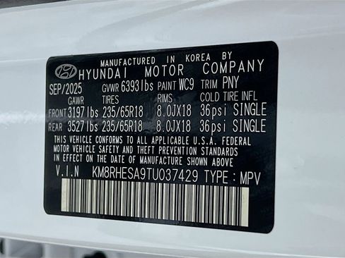 New 2026 Hyundai Palisade SEL Premium AWD/4WD image 27