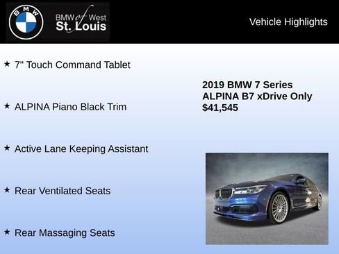 Used 2019 BMW ALPINA B7 xDrive w/ Luxury Rear Seating Package AWD/4WD image 23