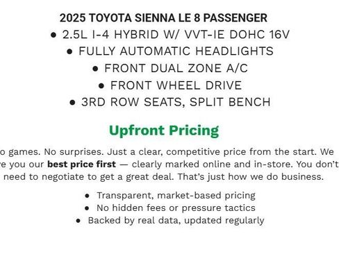 Used 2025 Toyota Sienna LE image 31