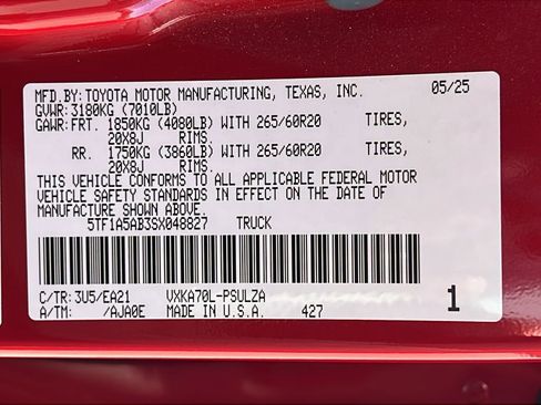 Used 2025 Toyota Tundra Limited RWD image 23