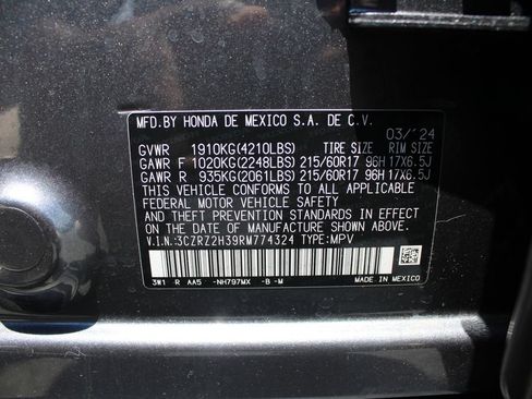 Certified 2024 Honda HR-V LX image 31