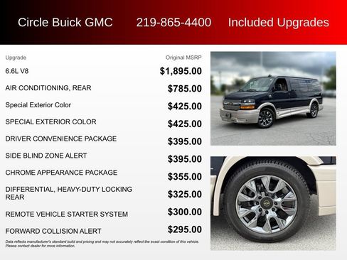 Used 2025 Chevrolet Express 2500 w/ Driver Convenience Package RWD image 3