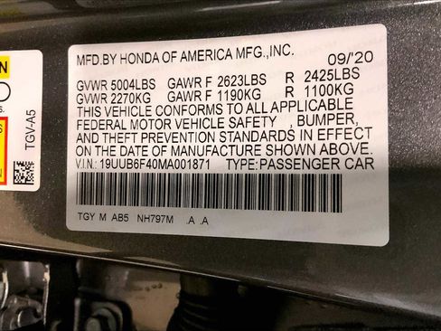 Used 2021 Acura TLX SH-AWD w/ Technology Package image 33