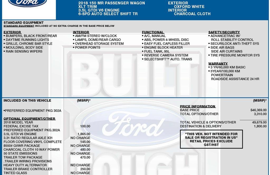 Used 2018 Ford Transit 150 XLT RWD image 3