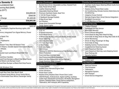 Used 2025 Kia Sorento S FWD image 4