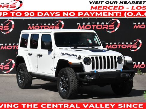 Used 2023 Jeep Wrangler Unlimited Rubicon 4xe w/ Steel Bumper Group image 1