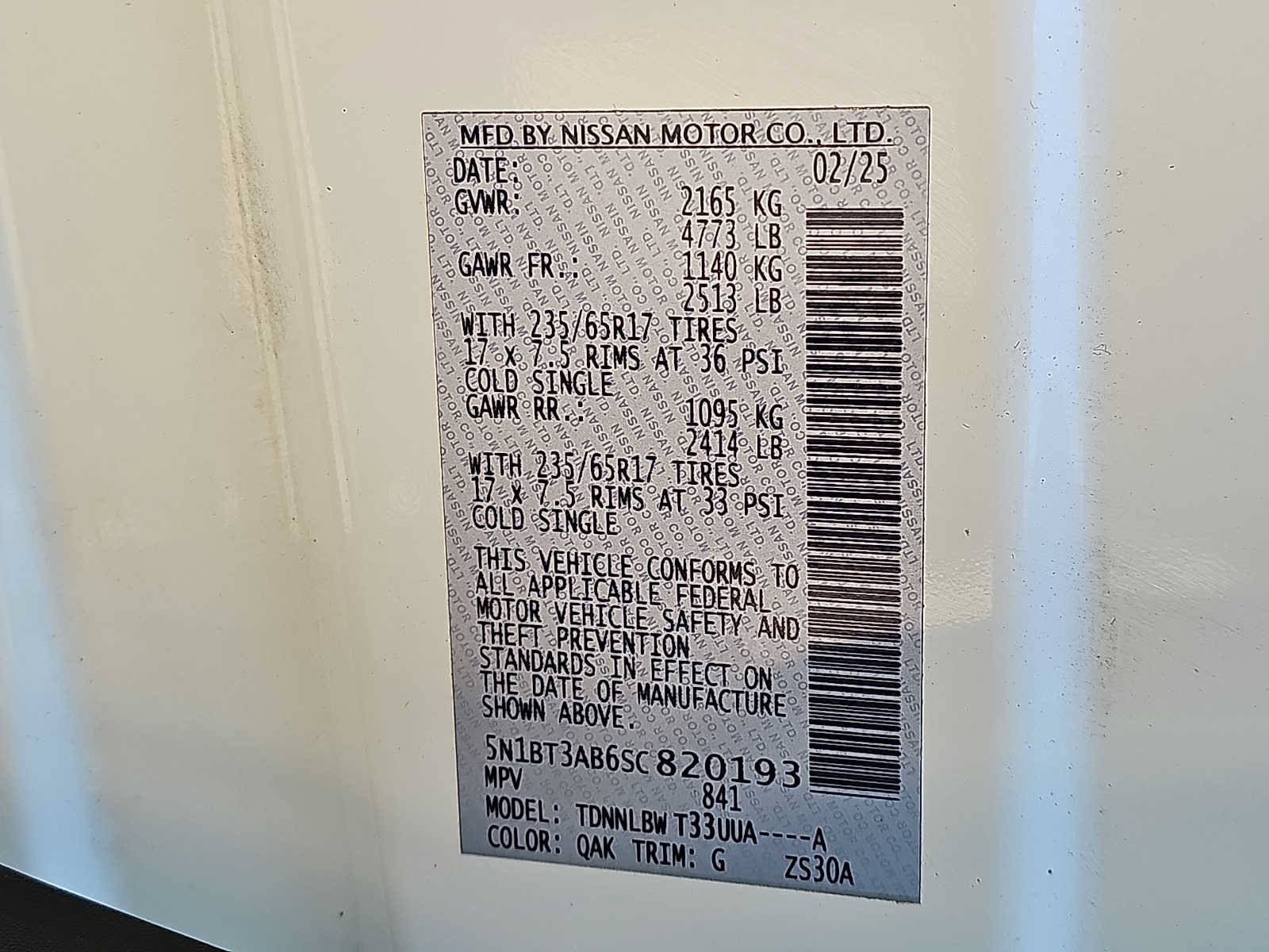 Used 2025 Nissan Rogue S AWD/4WD image 26