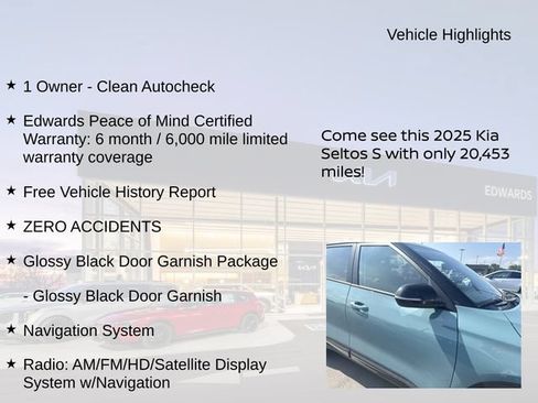Used 2025 Kia Seltos S AWD/4WD image 11