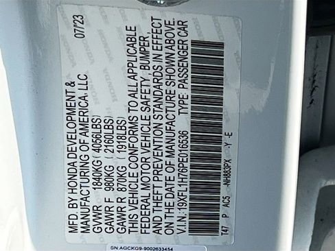 Used 2023 Honda Civic EX-L image 32