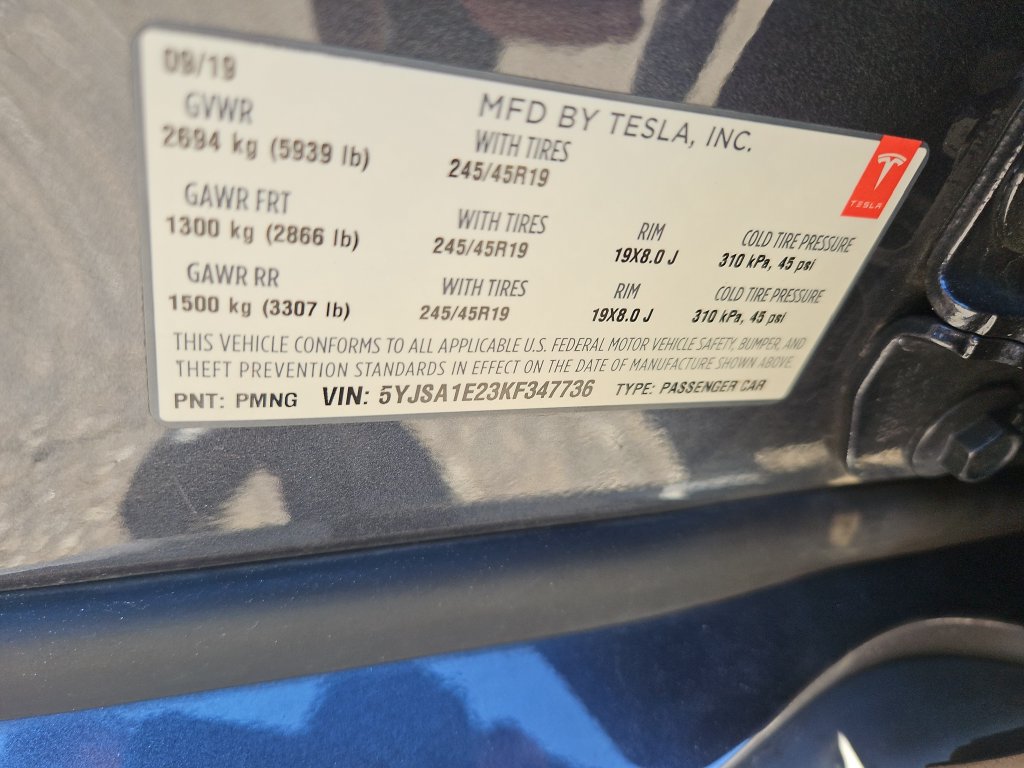 Used 2019 Tesla Model S Long Range AWD/4WD image 15