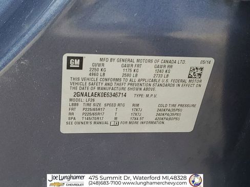 Used 2014 Chevrolet Equinox LS image 31