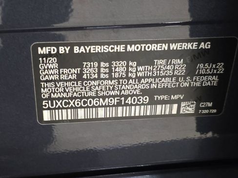 Used 2021 BMW X7 M50i w/ Dynamic Handling Package AWD/4WD image 34