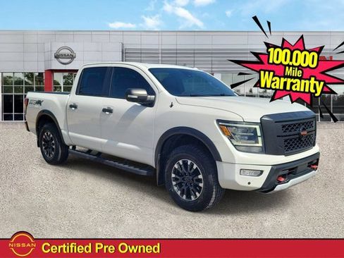 Certified 2021 Nissan Titan PRO-4X w/ Pro-4x Convenience Package AWD/4WD image 1