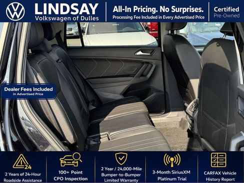 Certified 2024 Volkswagen Tiguan SE w/ Panoramic Sunroof Package AWD/4WD image 14