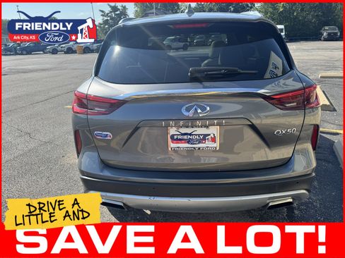 Used 2021 INFINITI QX50 Autograph w/ Premium White Leather Package FWD image 4