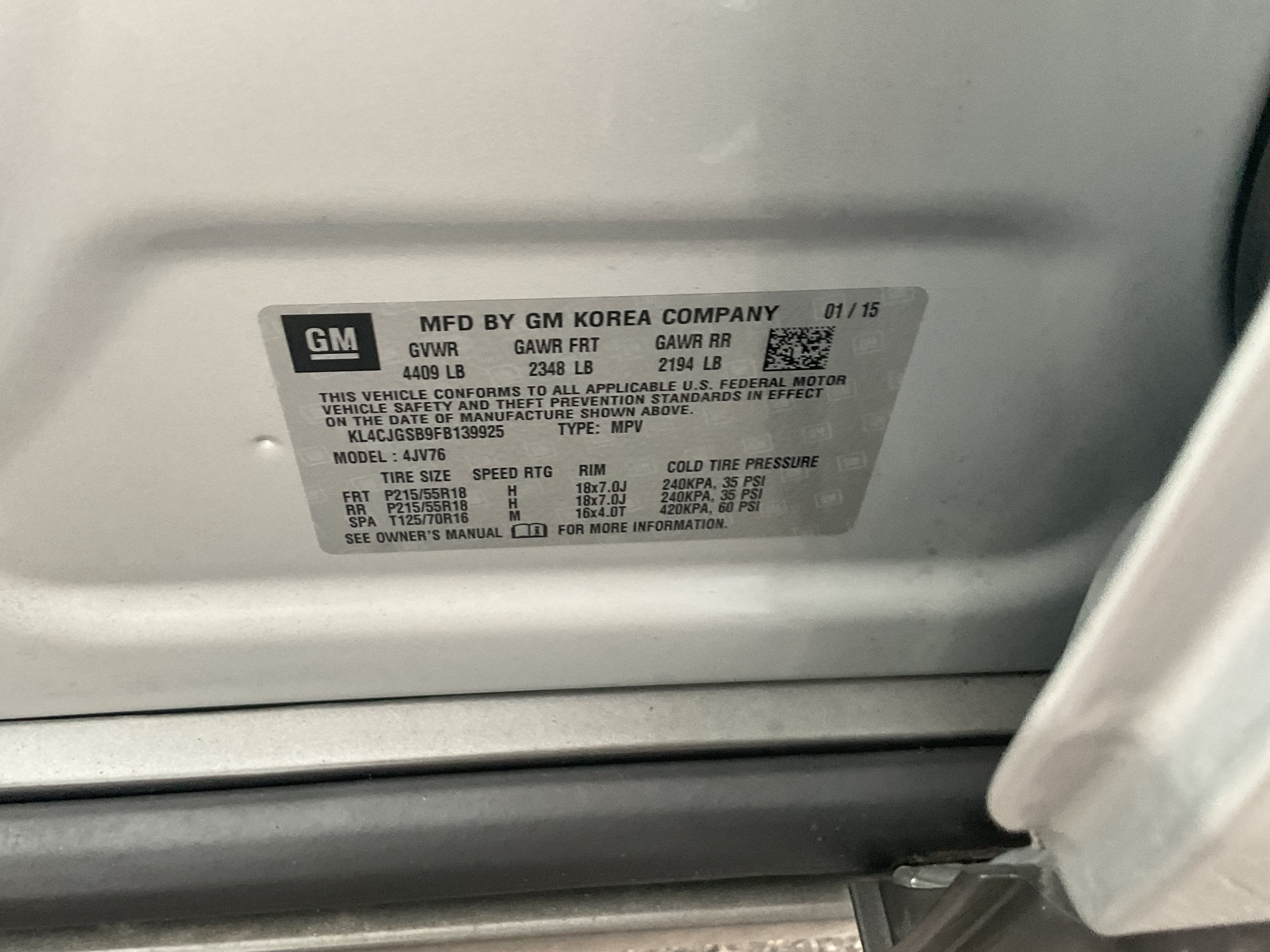 Used 2015 Buick Encore Leather AWD/4WD image 14