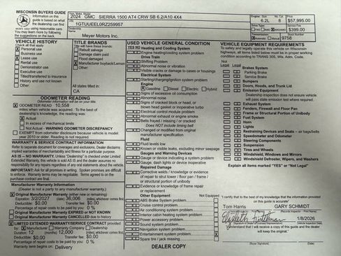 Used 2024 GMC Sierra 1500 AT4 w/ Technology Package image 28