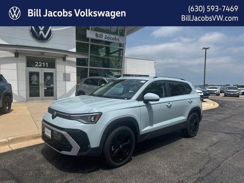 Used 2025 Volkswagen Taos SEL w/ Black Wheel Plus Package AWD/4WD image 1