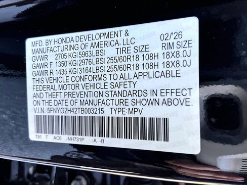 New 2026 Honda Pilot EX-L image 14