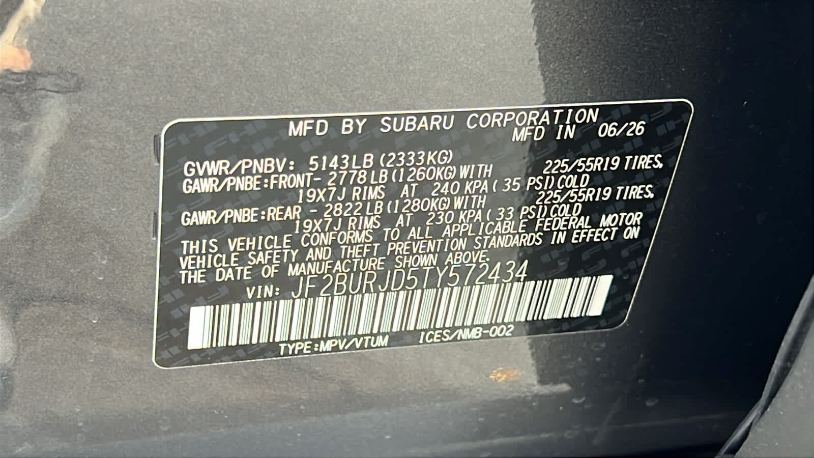 New 2026 Subaru Outback Touring XT AWD/4WD image 30