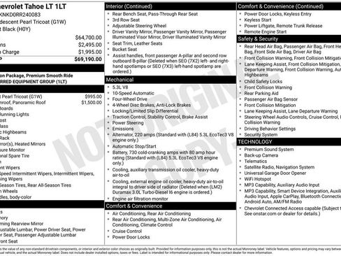 Used 2024 Chevrolet Tahoe LT AWD/4WD image 5