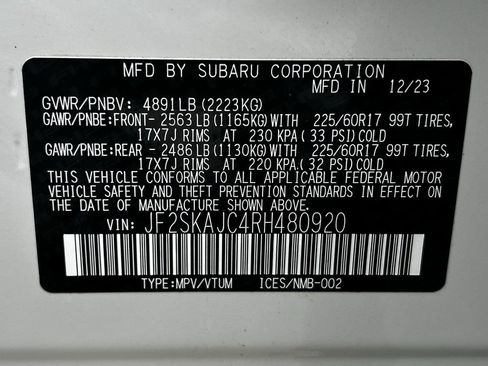 Used 2024 Subaru Forester Wilderness AWD/4WD image 35