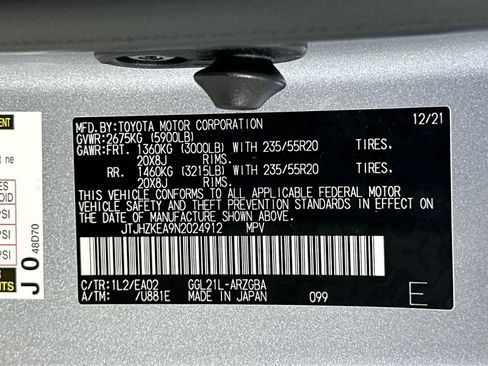 Used 2022 Lexus RX 350L FWD w/ Premium Package image 32