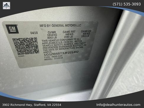 Used 2018 Chevrolet Malibu LS FWD image 38