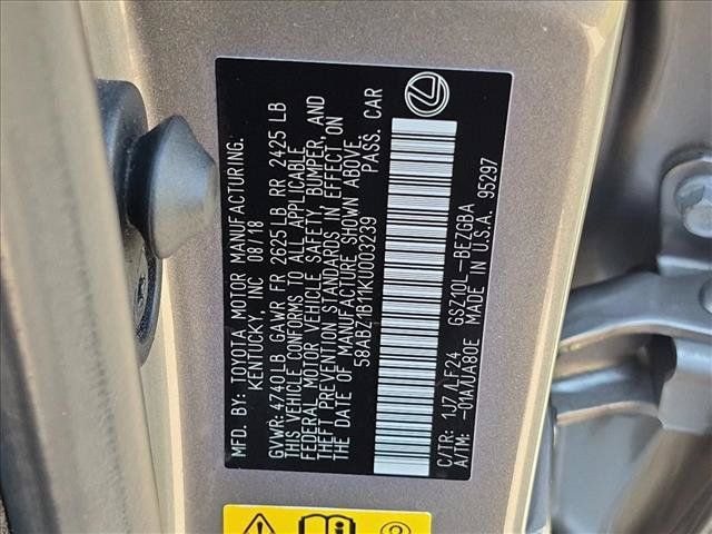 Used 2019 Lexus ES 350 F Sport w/ Accessory Package 2 FWD image 23