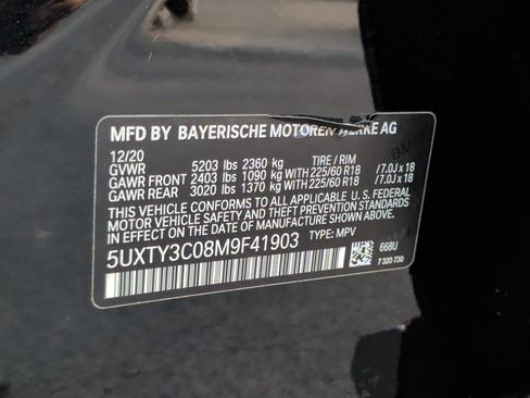 Used 2021 BMW X3 sDrive30i RWD image 39