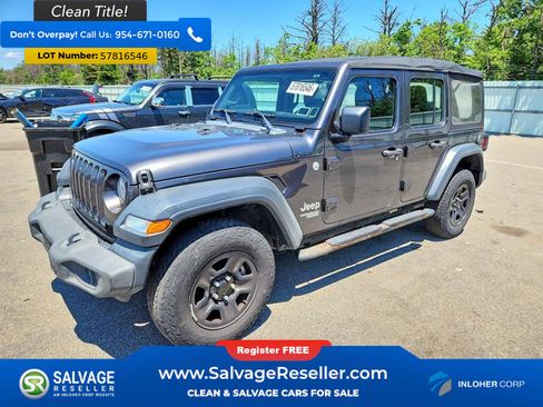 Used 2018 Jeep Wrangler Unlimited Sport AWD/4WD image 1